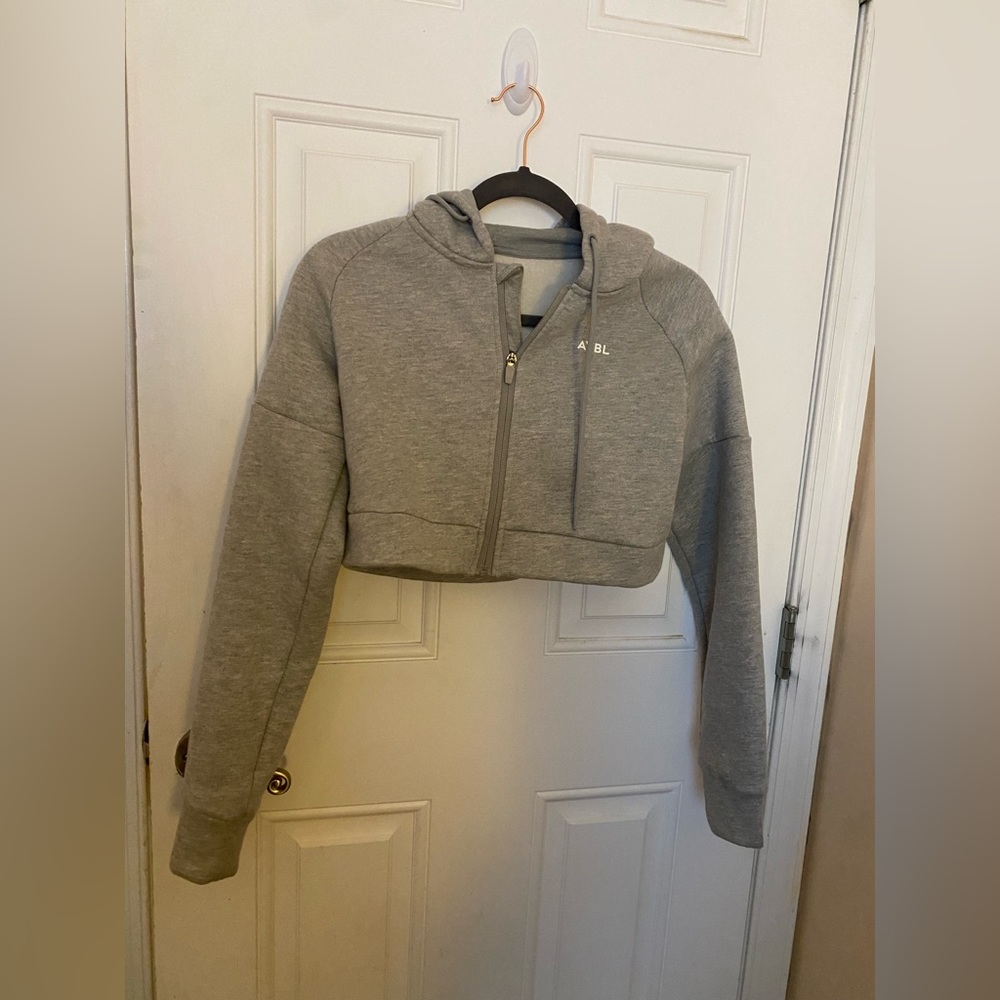 AYBL cropped workout hoodie